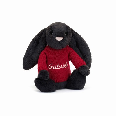 Jellycat Bashful Inky Conejo with Red Jumper | EPYF-79268